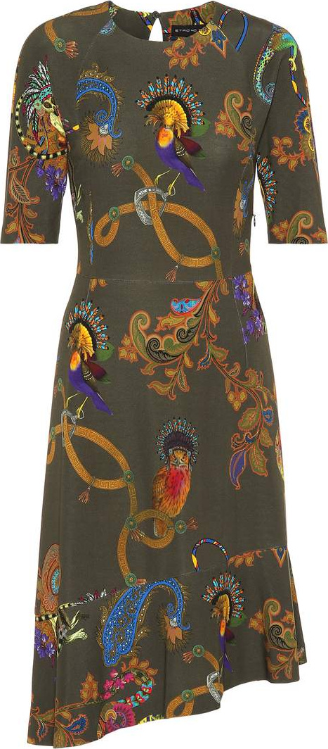 Etro Printed midi dress