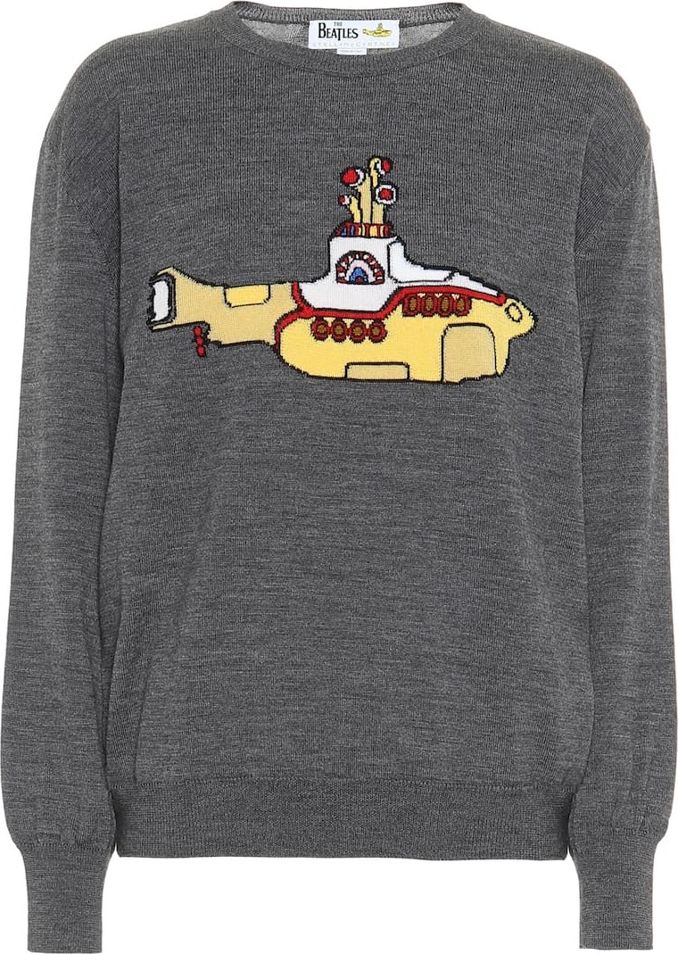 Stella McCartney Yellow Submarine virgin wool sweater
