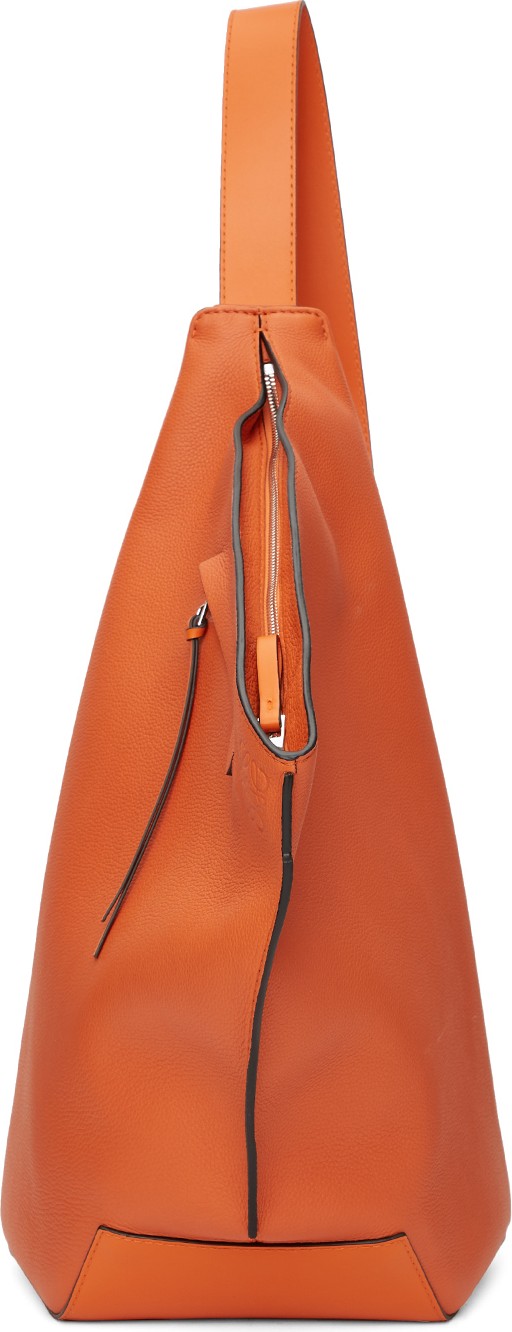 LOEWE Orange Small Anton Backpack