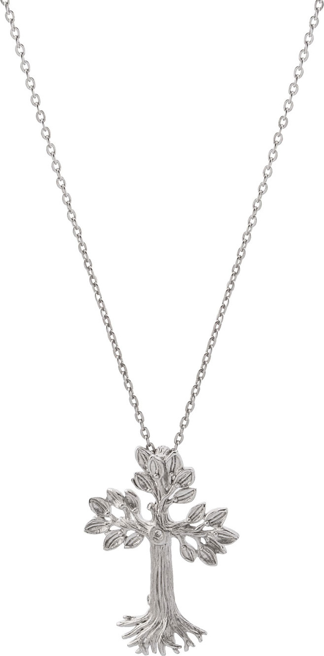 Michael Aram Armenian Tree of Life Cross Pendant Necklace in Sterling Silver