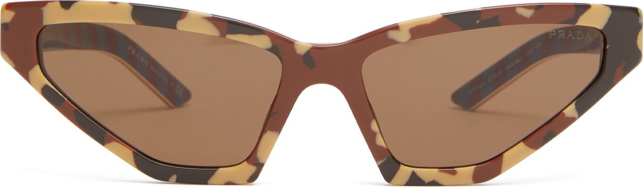 Prada Camouflage-print acetate sunglasses