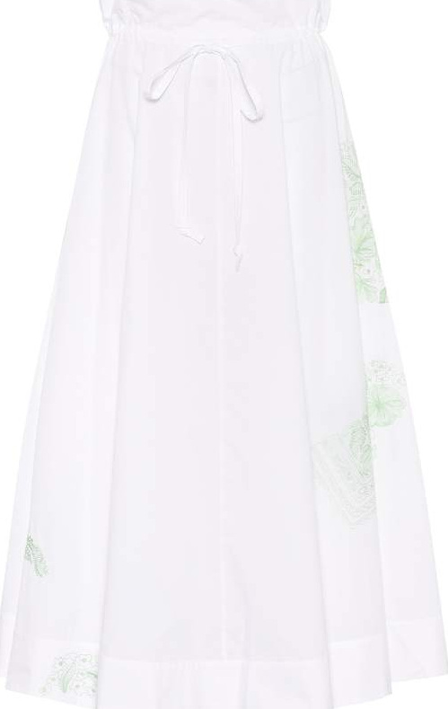 Acne Studios Hellah Pop embroidered cotton skirt