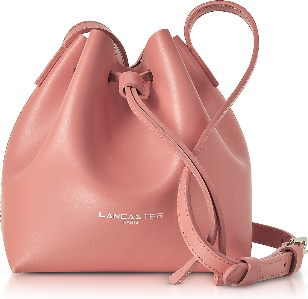 Lancaster Pur & Element Smooth Leather Mini Bucket Bag