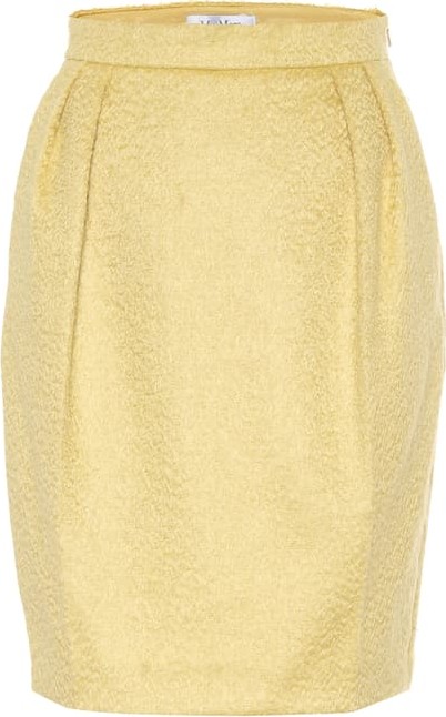 Max Mara Turchia mohair-blend miniskirt