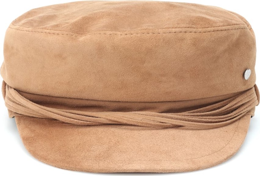 Maison Michel New Abby suede hat