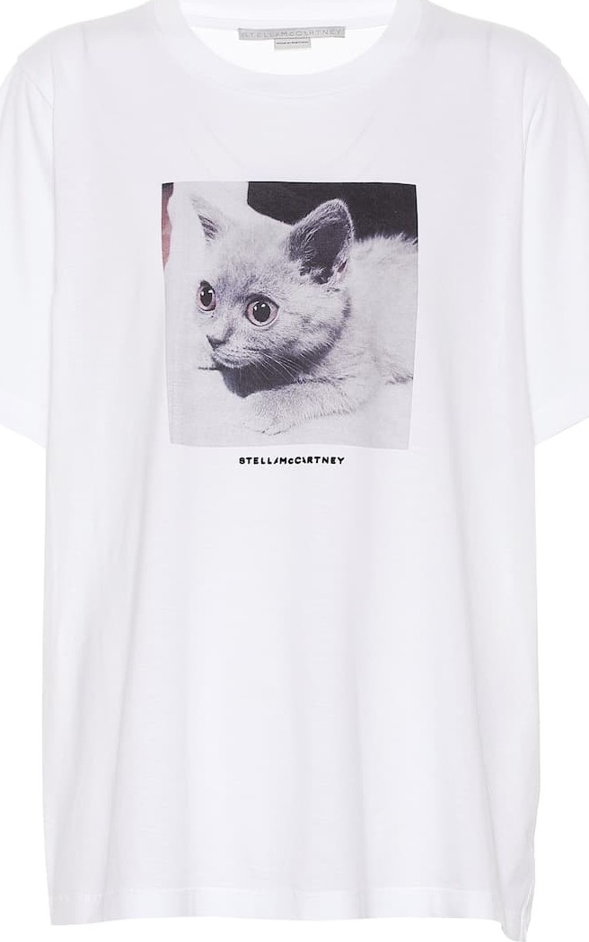 Stella McCartney Printed cotton T-shirt