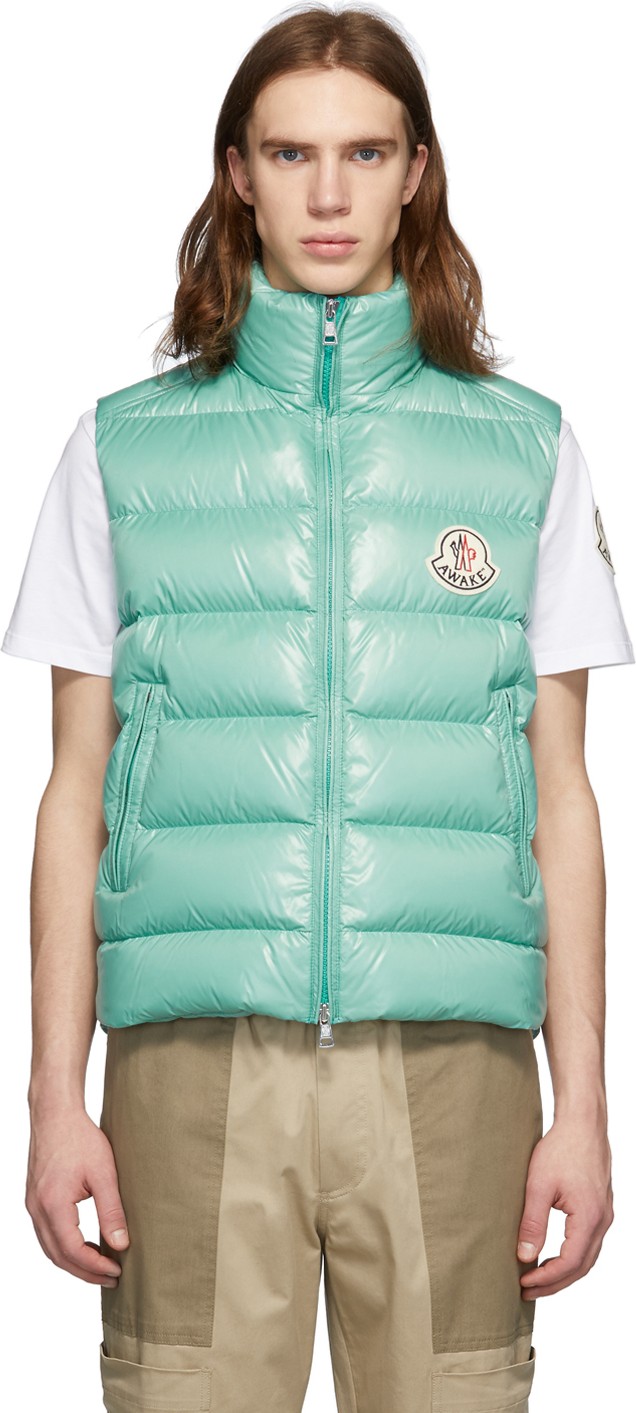 Moncler Genius 2 Moncler 1952 Green Down Parker Vest
