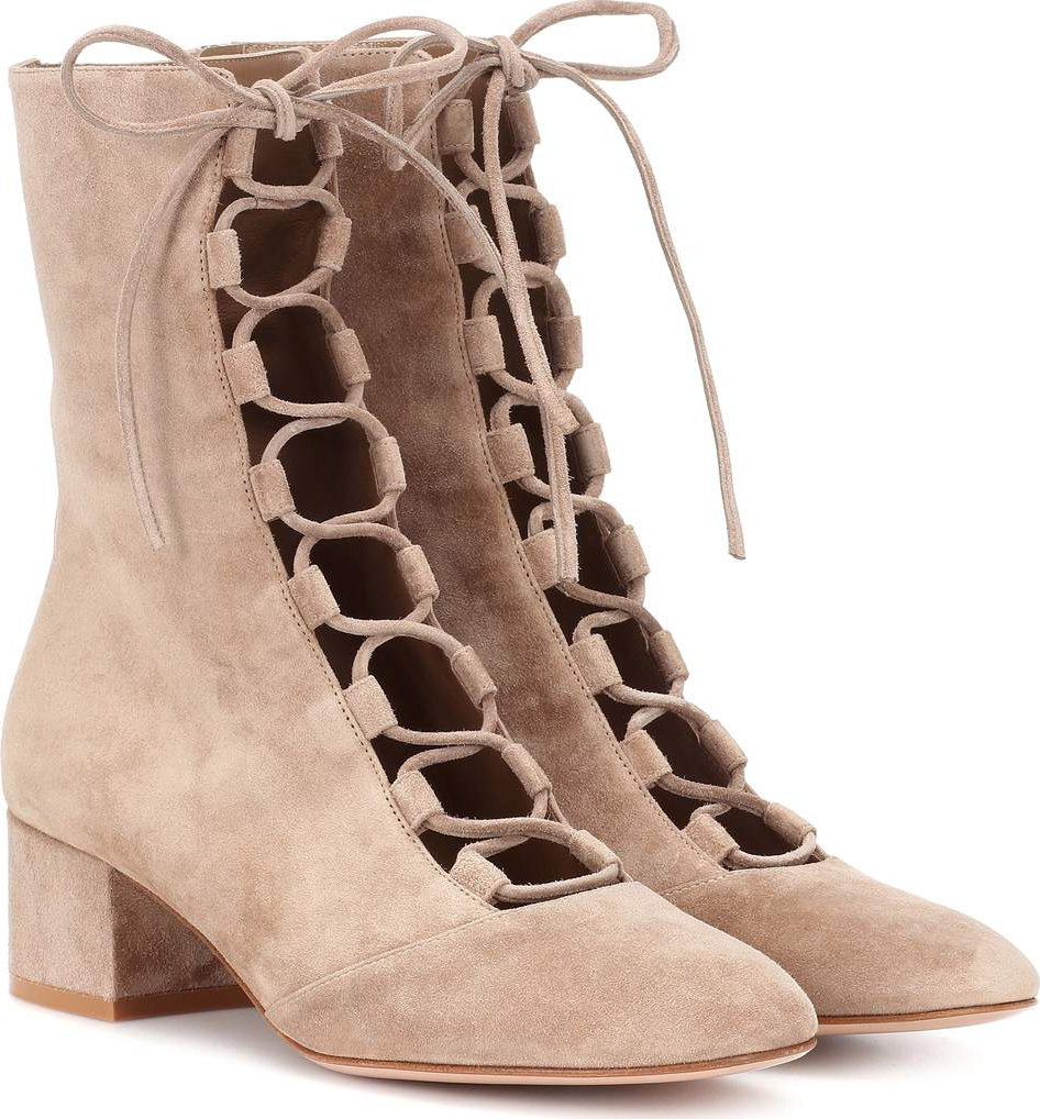 Gianvito Rossi Exclusive to mytheresa.com – Delia suede ankle boots