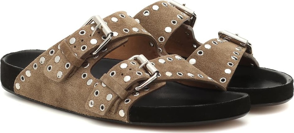 Isabel Marant Lennyo embellished suede sandals