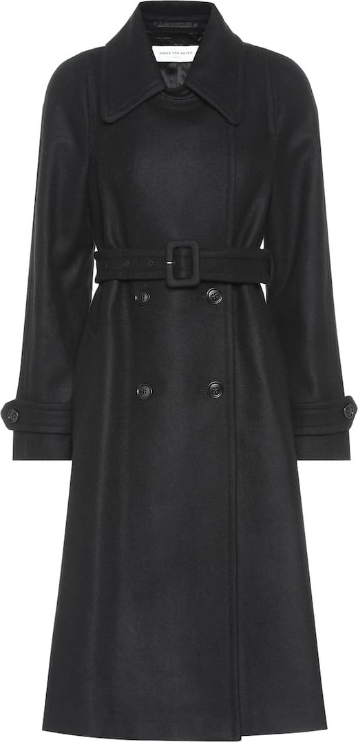 Dries Van Noten Wool-blend trench coat