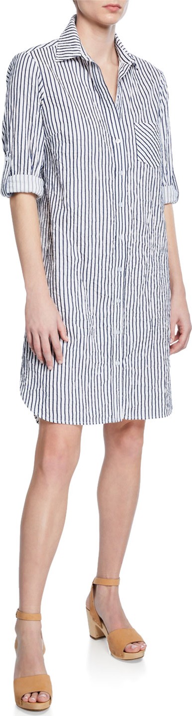 Finley Alex Spectator Striped Shirtdress
