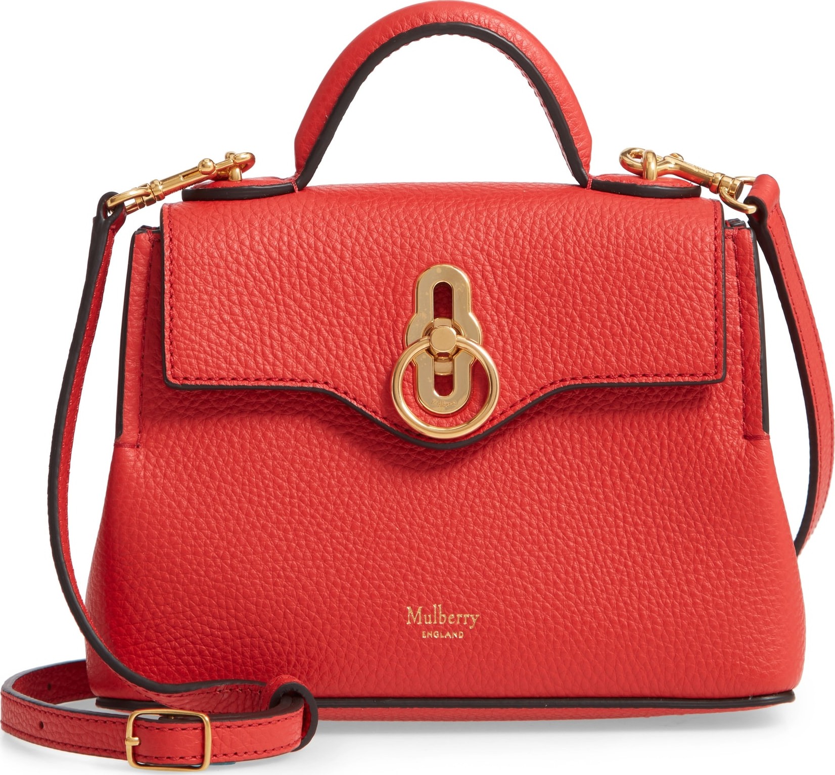 Mulberry Micro Seaton Leather Convertible Crossbody Bag