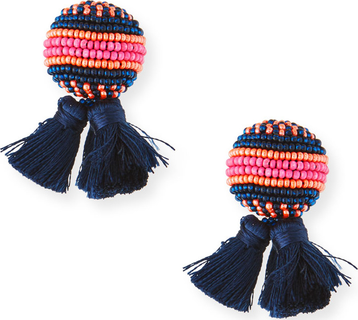 Mignonne Gavigan New York Sloane Stud Earrings w/ Tassels