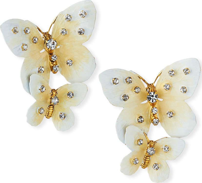 Jennifer Behr Lisabetta Butterfly-Dangle Earrings