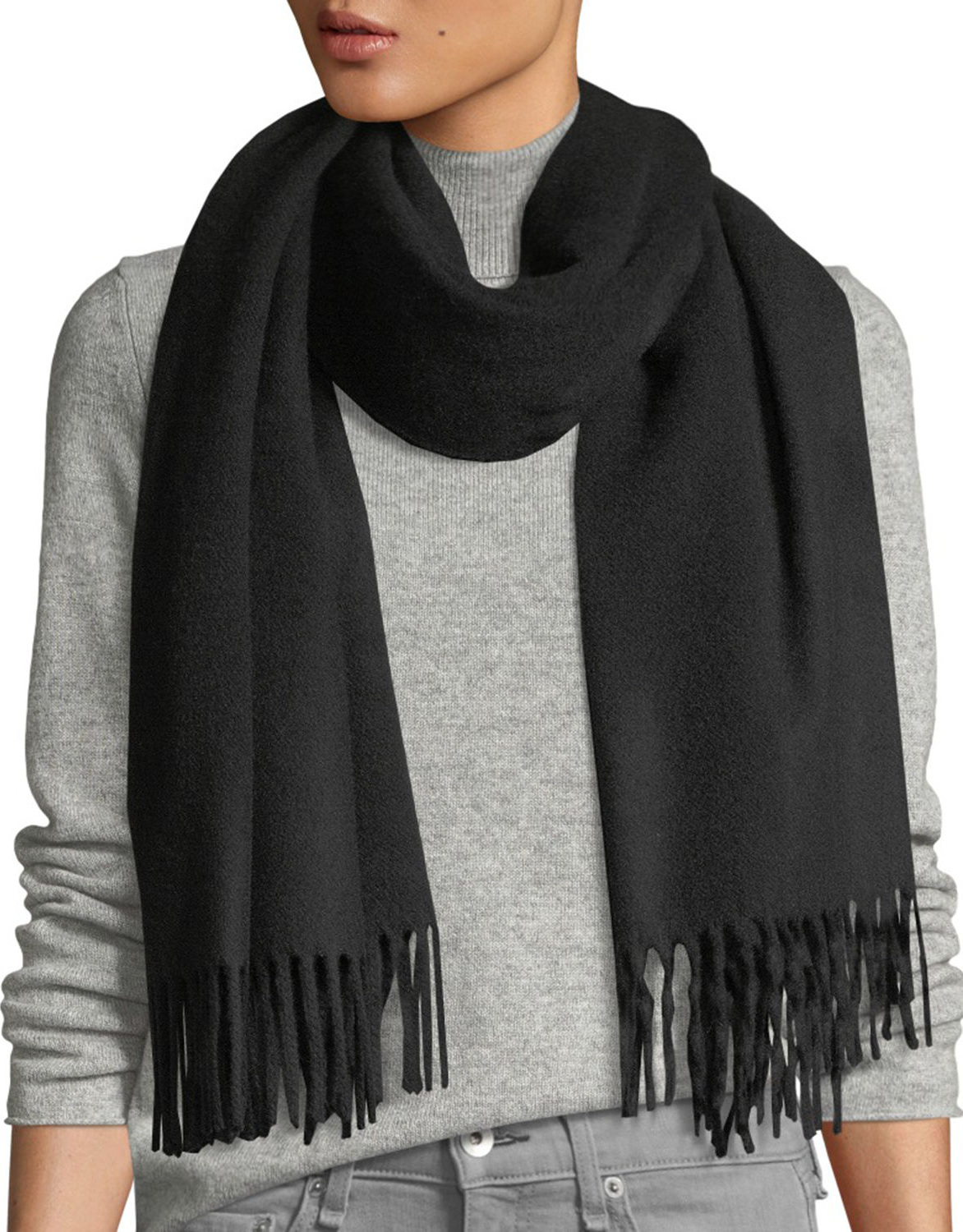 Rag & Bone Classic Fringe Wool Scarf