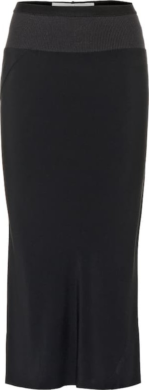 Rick Owens High-waisted midi skirt