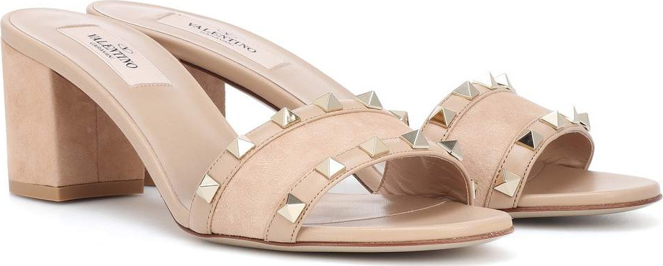 Valentino Valentino Garavani Rockstud suede sandals