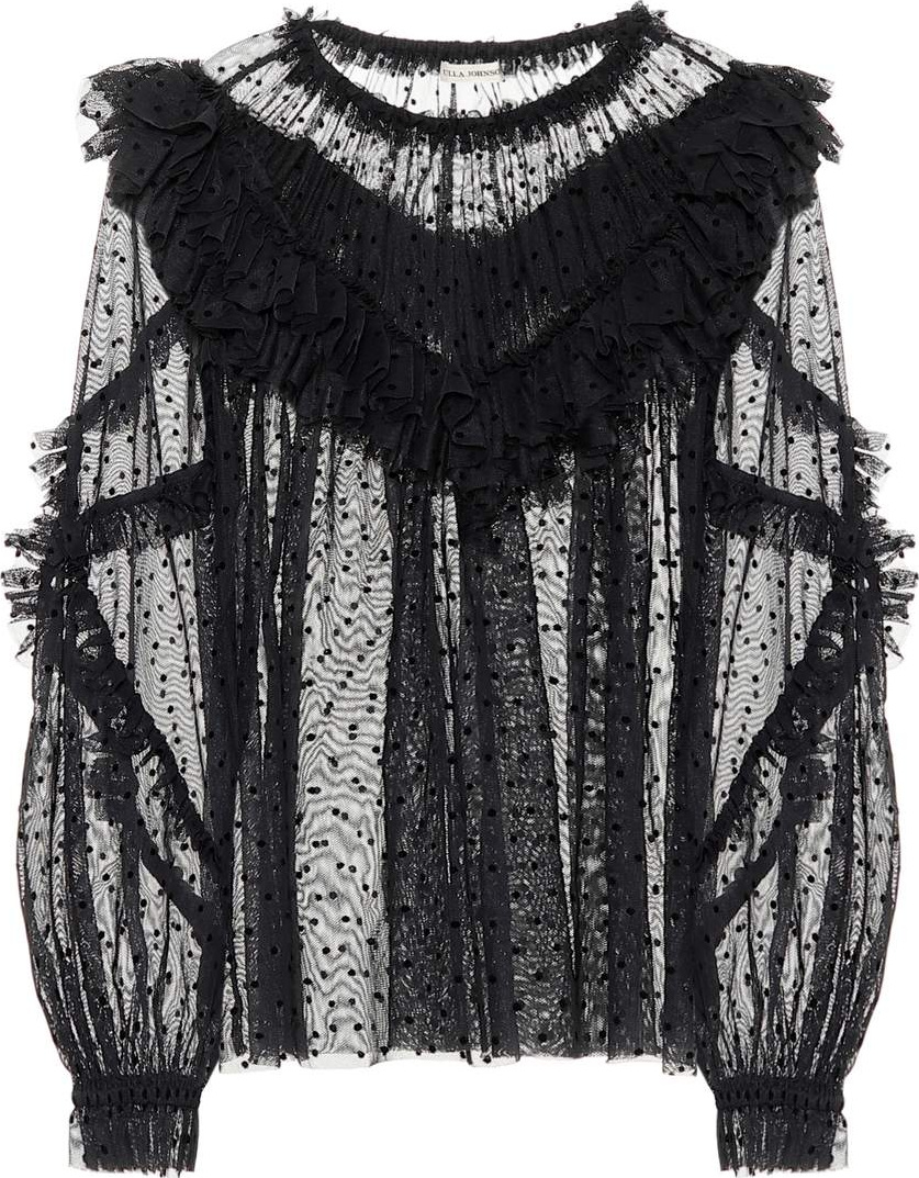 Ulla Johnson Dita polka-dot blouse