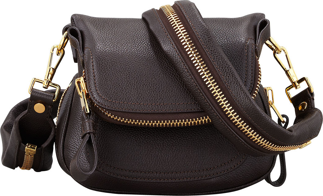 TOM FORD Jennifer Mini Pebbled Leather Crossbody Bag