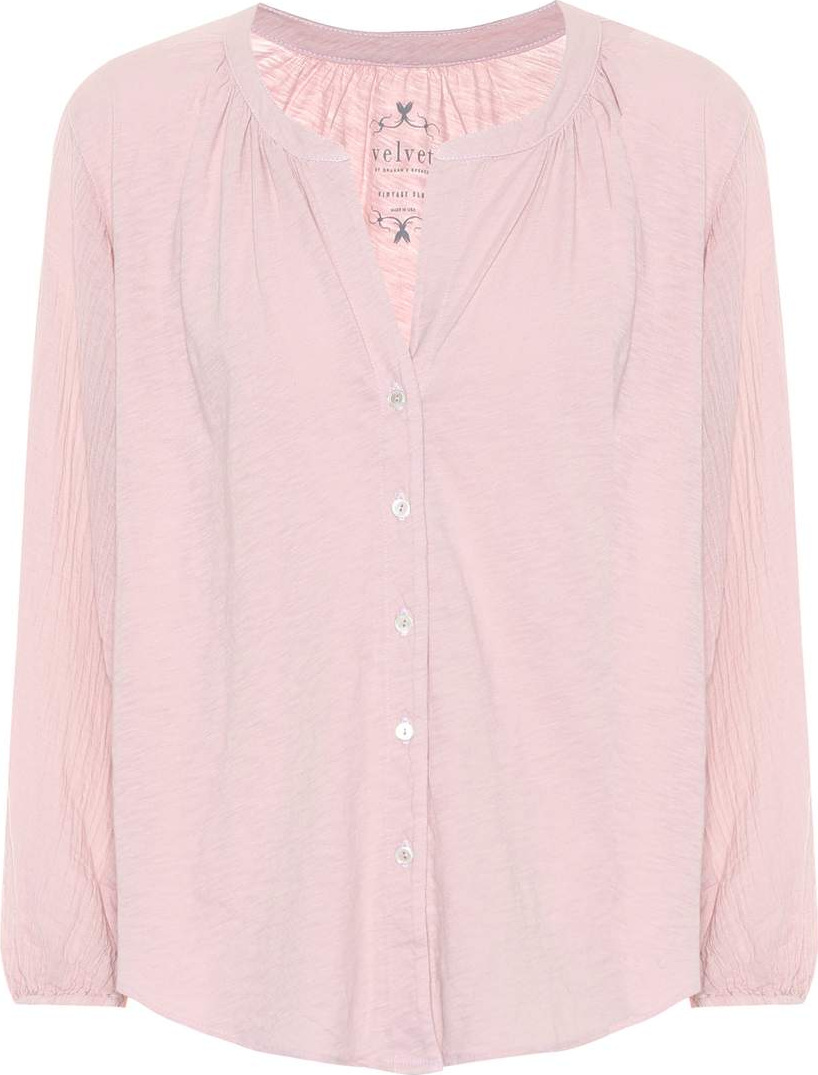 Velvet By Graham & Spencer Hayes cotton top