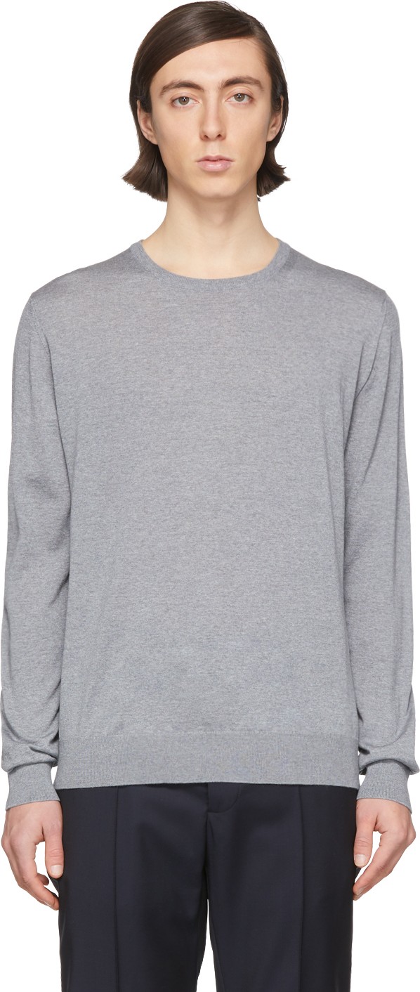 Lanvin Grey Wool Sweater