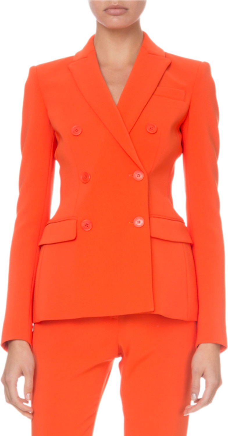 Altuzarra Fitted Double-Breasted Classic Blazer