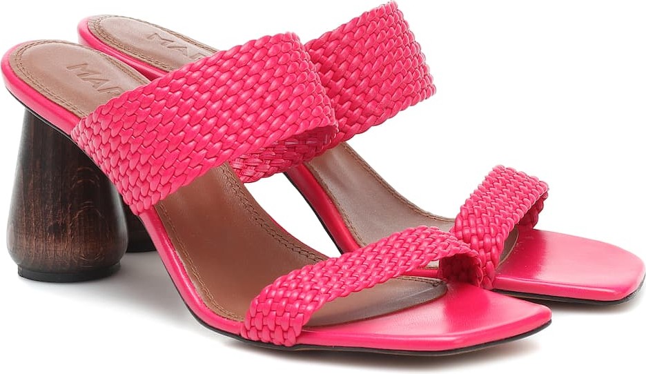 Souliers Martinez Exclusive to Mytheresa – Limon 80 leather sandals