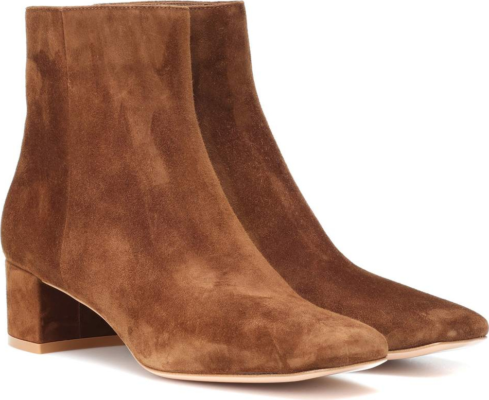 Gianvito Rossi Suede ankle boots