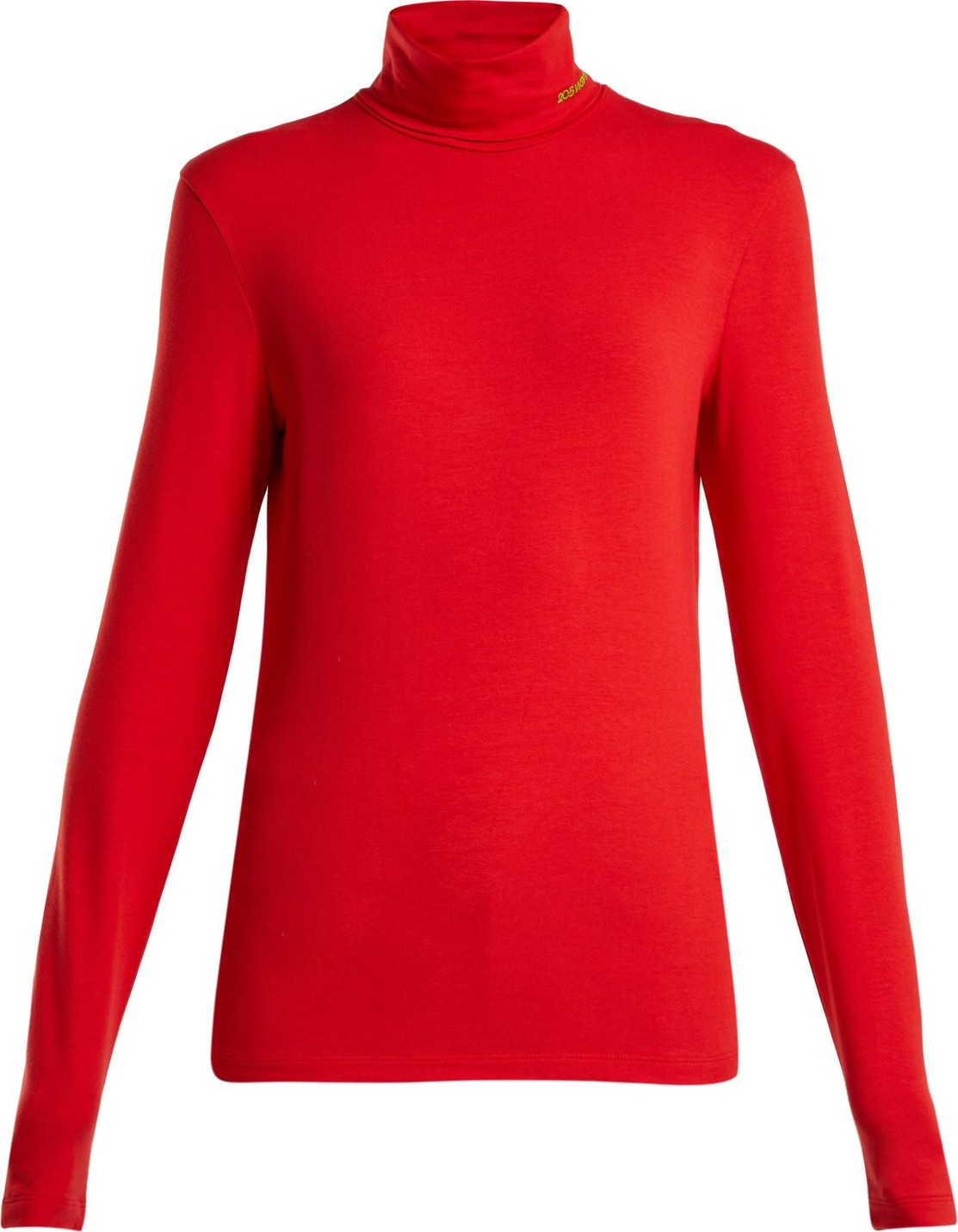 Calvin Klein 205W39NYC Roll-neck cotton-blend top
