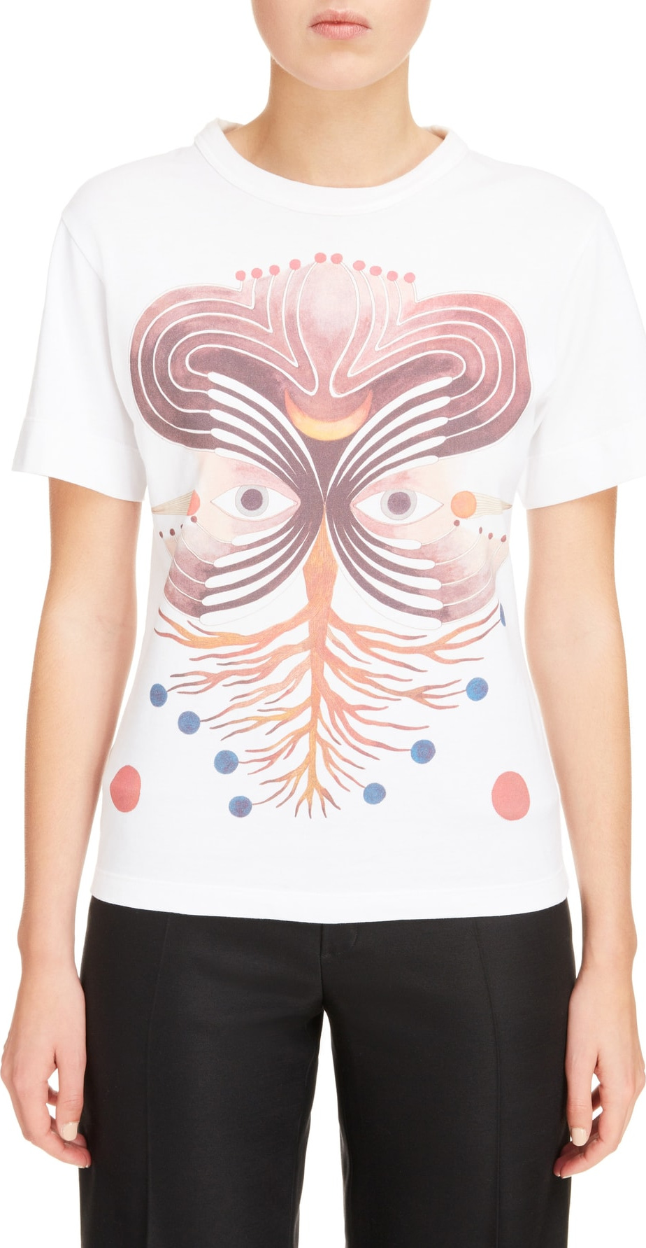 Chloe Eye Print Graphic Tee