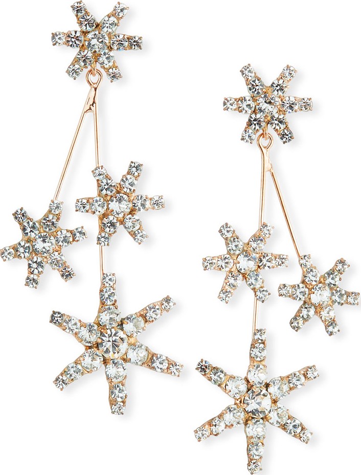Jennifer Behr Saros Crystal Starburst Earrings
