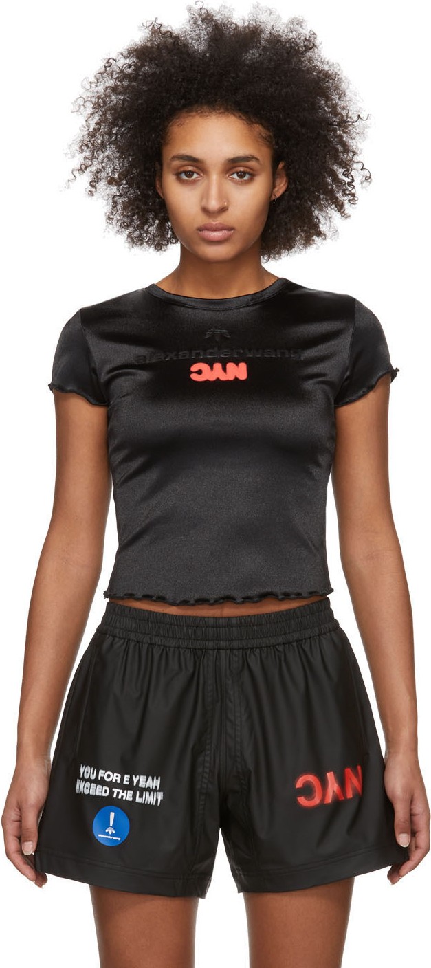 Adidas Originals by Alexander Wang Black Baby T-Shirt