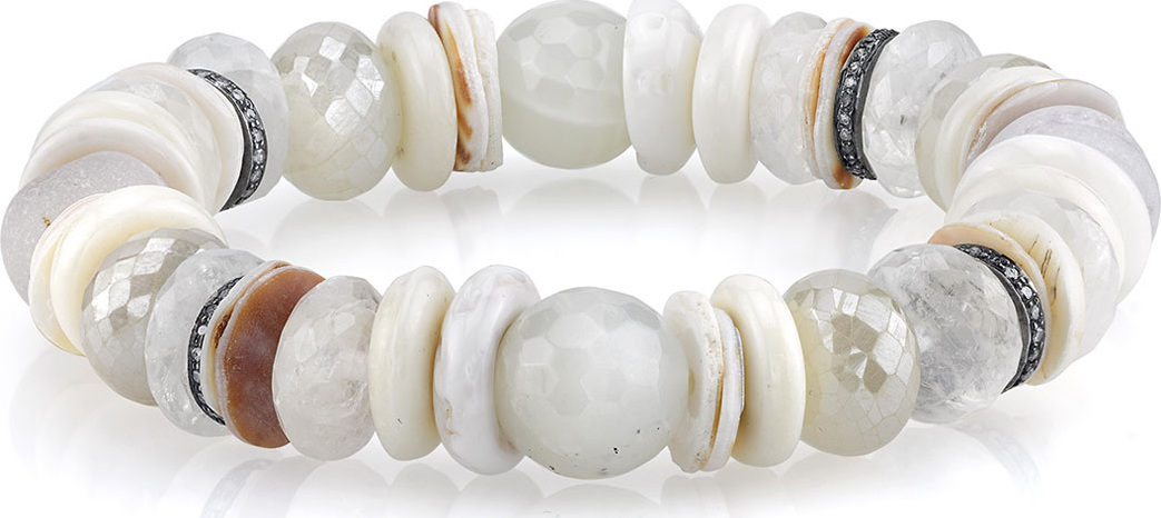 Sheryl Lowe 11MM WHT DRZY BRAC WOS DIA/4