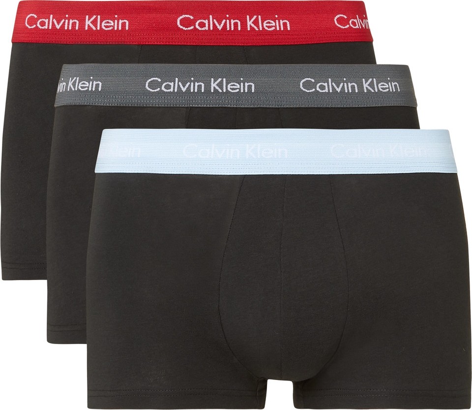 Calvin Klein Underwear Three-Pack Stretch-Cotton Boxer Briefs