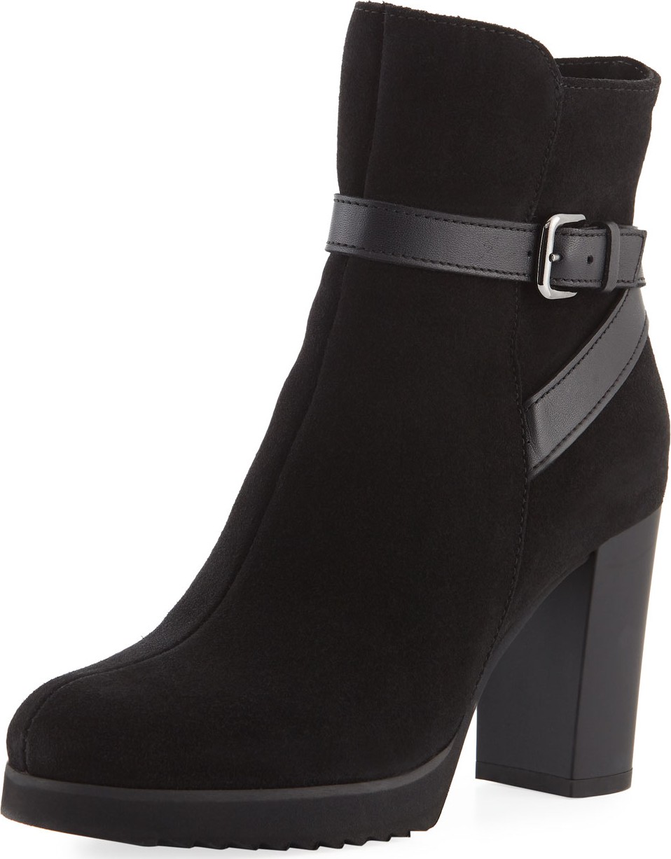 La Canadienne Meadow Suede Platform Booties