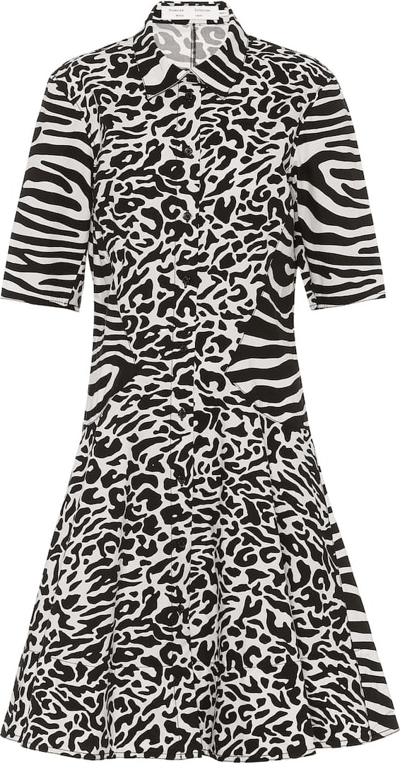Proenza Schouler Animal-print cotton shirtdress