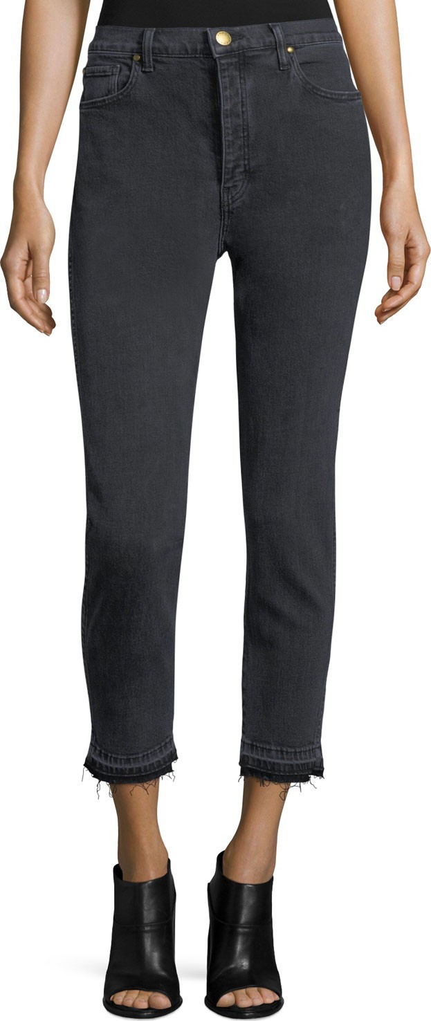 THE GREAT. The Fellow Vintage Cropped Jeans