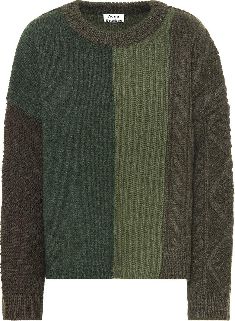 Acne Studios Patchwork wool sweater