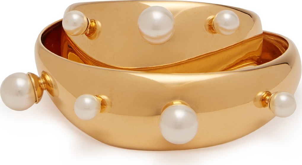 Peter Pilotto Faux pearl-embellished bracelet