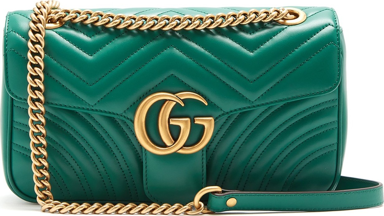 Gucci GG Marmont quilted-leather shoulder bag