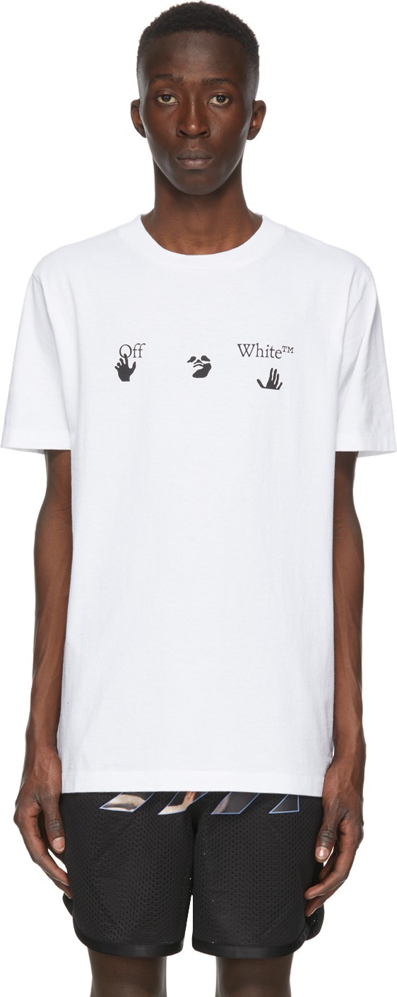 Off White White Big Logo T-Shirt