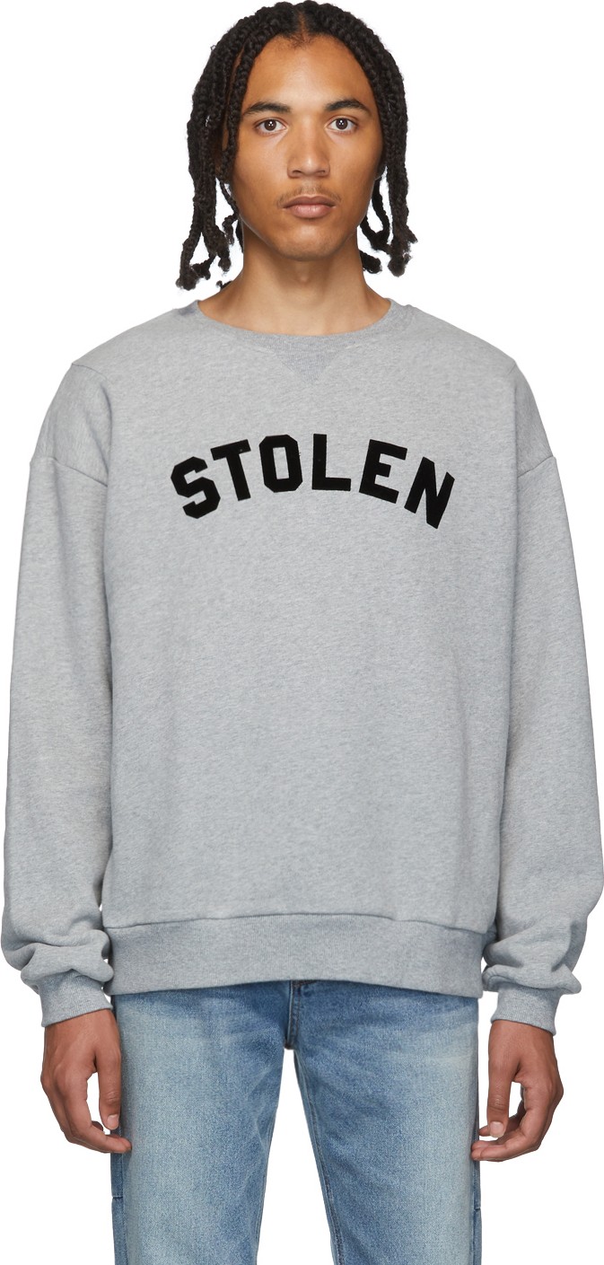 Stolen Girlfriends Club Grey 'Gun Club' Sweatshirt