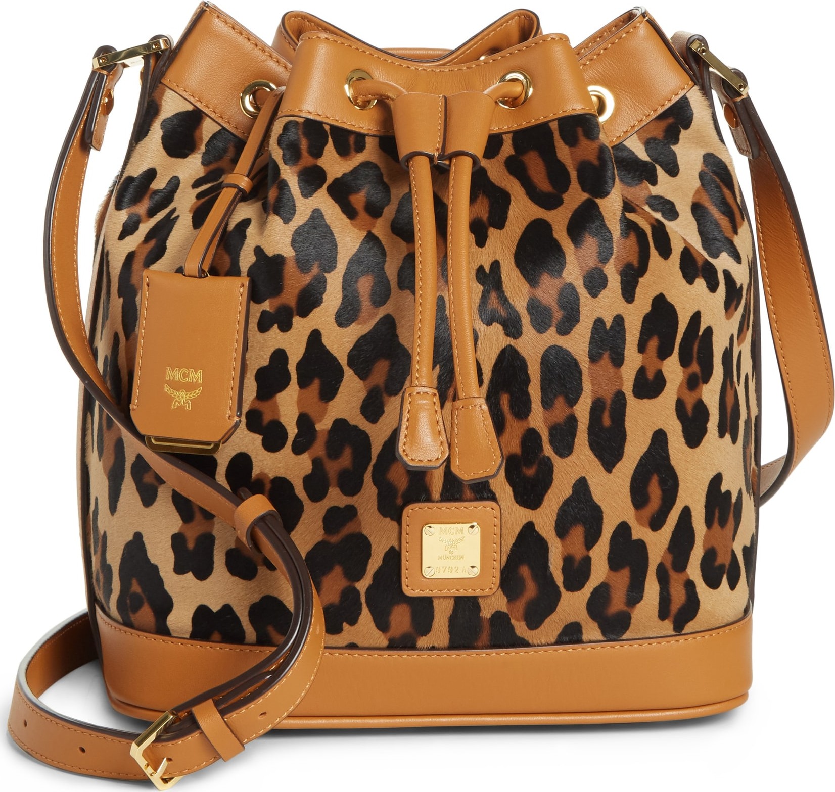 MCM Small Drawstring Bag