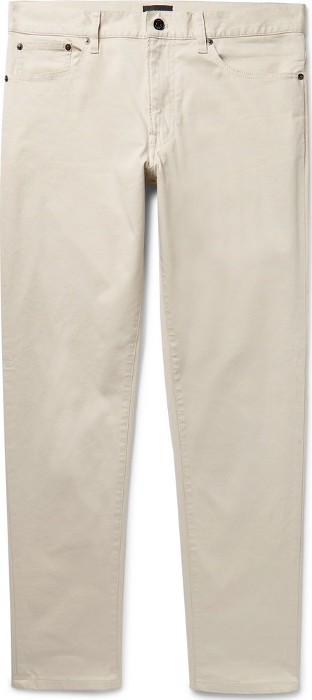 Club Monaco Slim-Cut Stretch-Cotton Twill Trousers