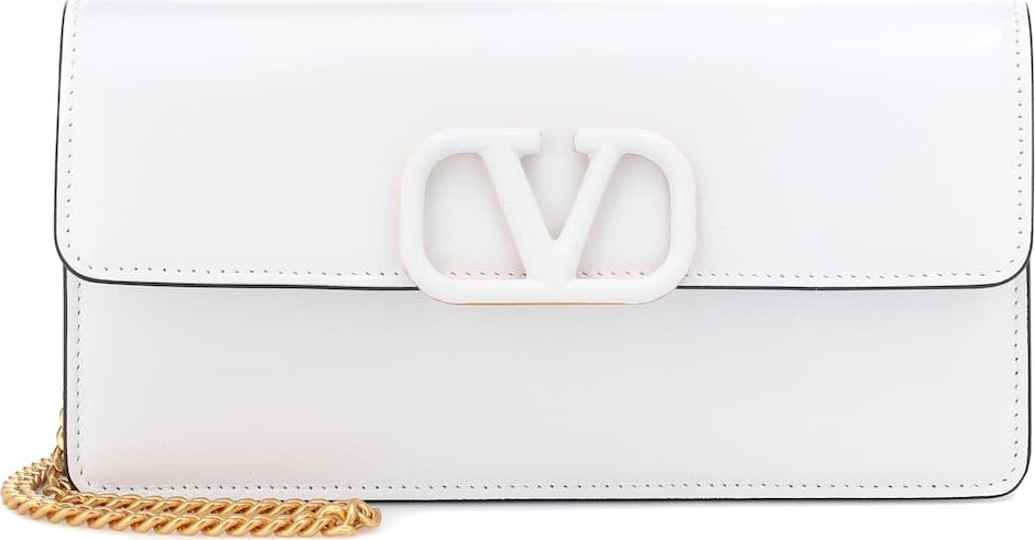 Valentino Valentino Garavani VSLING leather clutch