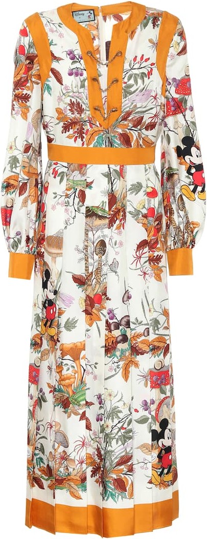 Gucci x Disney® silk-twill shirt dress