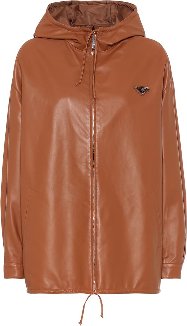 Prada Reversible leather and nylon jacket