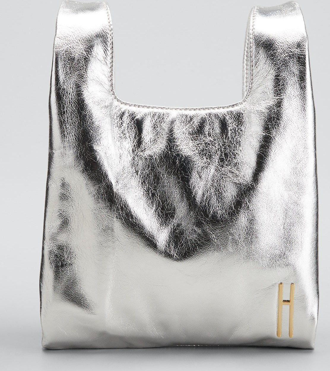 Hayward Mini Foiled Leather Shopper Tote Bag