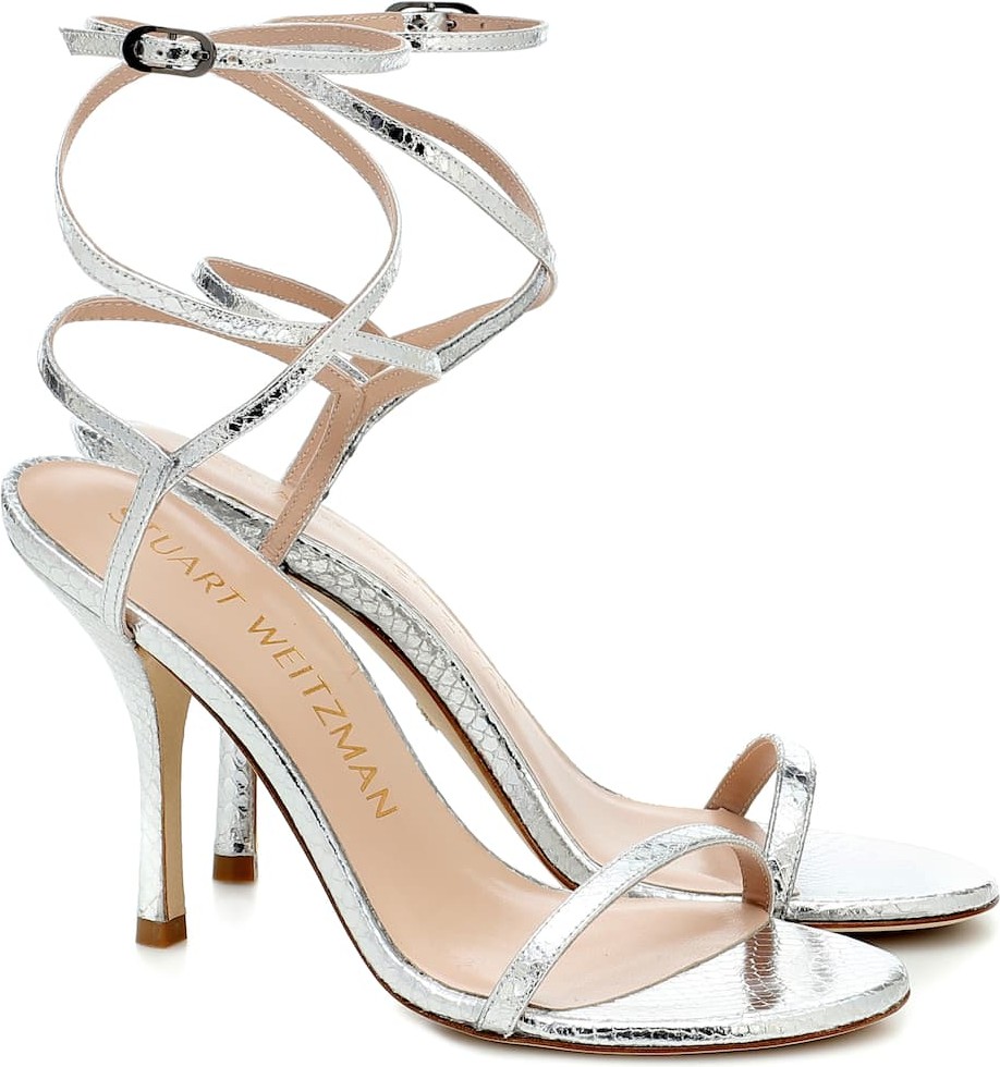 Stuart Weitzman Merinda snake-effect sandals
