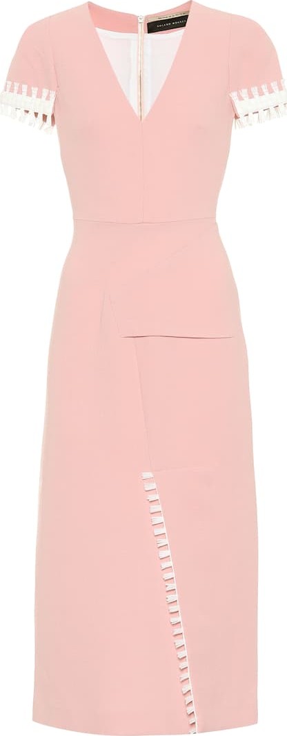 Roland Mouret Fortana wool crêpe dress